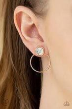 Load image into Gallery viewer, Simply Stone Dweller Gold Jacket Earrings