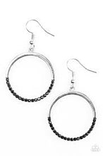 Load image into Gallery viewer, Sip Sip Hooray Black Earrings