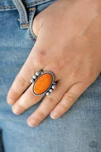 Load image into Gallery viewer, Skipping Sandstones Orange Ring - Angie's $5.00 Bling