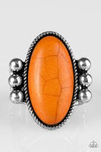 Load image into Gallery viewer, Skipping Sandstones Orange Ring - Angie's $5.00 Bling