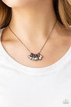 Load image into Gallery viewer, Slide into Shimmer Black Necklace - Angie's $5.00 Bling