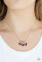 Load image into Gallery viewer, Slide into Shimmer Red Necklace