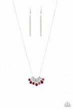 Load image into Gallery viewer, Slide into Shimmer Red Necklace