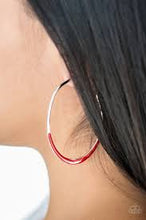 Load image into Gallery viewer, So Serene-dip-itous Red Earrings