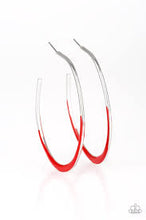 Load image into Gallery viewer, So Serene-dip-itous Red Earrings