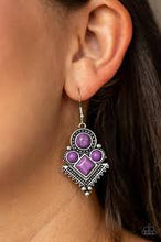 Load image into Gallery viewer, So Sonorn Purple Earrings