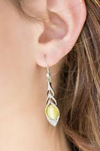 Load image into Gallery viewer, Soaring Shimmer Yellow Earrings