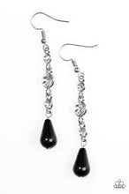 Load image into Gallery viewer, Social Climber Black Earrings