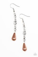 Load image into Gallery viewer, Social Climber Brown Earrings