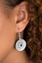 Load image into Gallery viewer, Sonoran Spiral Black Earrings
