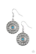 Load image into Gallery viewer, Sonoran Spiral Blue Earrings