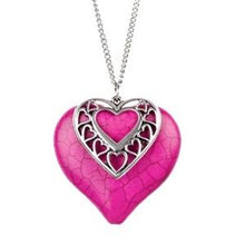 Load image into Gallery viewer, Southern Heart Pink Necklace