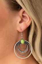 Load image into Gallery viewer, Southern Sol Green Earrings