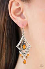 Load image into Gallery viewer, Southern Sunsets Orange Earrings