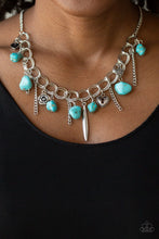 Load image into Gallery viewer, Southern Sweetheart Blue Necklace
