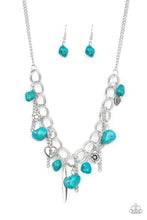 Load image into Gallery viewer, Southern Sweetheart Blue Necklace