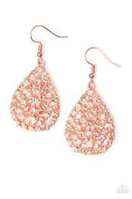 Load image into Gallery viewer, Sparkle Brighter Copper Earrings
