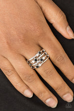 Load image into Gallery viewer, Sparkle Showdown Black Ring - Angie's $5.00 Bling