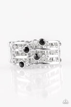 Load image into Gallery viewer, Sparkle Showdown Black Ring - Angie's $5.00 Bling