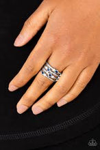 Load image into Gallery viewer, Sparkle Showdown Blue Ring - Angie's $5.00 Bling