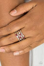 Load image into Gallery viewer, Sparkle Showdown Red Ring - Angie's $5.00 Bling
