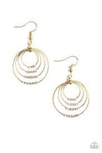 Load image into Gallery viewer, Sparkle Spectrum Gold Earrings
