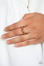Load image into Gallery viewer, Sparkle Spree Brown Skinny Band Ring