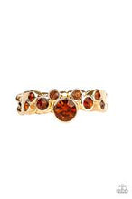 Load image into Gallery viewer, Sparkle Spree Brown Skinny Band Ring