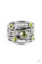 Load image into Gallery viewer, Sparkle Struck Green Ring - Angie's $5.00 Bling