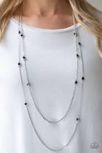 Load image into Gallery viewer, Sparkle of the Day Black Necklace - Angie's $5.00 Bling