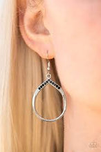 Load image into Gallery viewer, Sparkling Lights Black Earrings