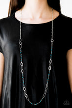 Load image into Gallery viewer, Sparkling Sophistication Blue Necklace
