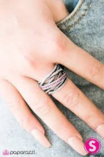 Load image into Gallery viewer, Sparkling Speedways Pink Ring - Angie's $5.00 Bling