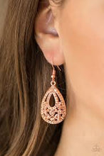 Load image into Gallery viewer, Sparkling Stardom Copper Earrings