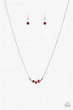 Load image into Gallery viewer, Sparkling Stargazer Red Necklace