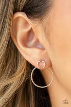 Load image into Gallery viewer, Spin Cycle Rose Gold Jacket Earrings