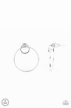 Load image into Gallery viewer, Spin Cycle Silver Jacket Earrings
