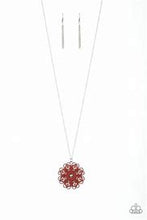 Load image into Gallery viewer, Spin Your Pinwheels Red Necklace