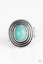 Load image into Gallery viewer, Spiraling Sands Blue Ring - Angie's $5.00 Bling