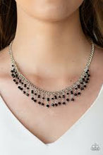 Load image into Gallery viewer, Sporadic Sparkle Black Necklace - Angie's $5.00 Bling