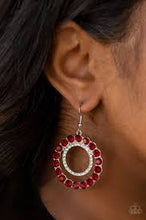 Load image into Gallery viewer, Spotlight Shout Out Red Earrings