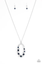 Load image into Gallery viewer, Spotlight Social Blue Necklace