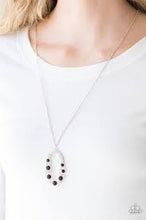 Load image into Gallery viewer, Spotlight Social Purple Necklace - Angie's $5.00 Bling