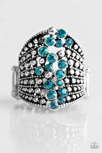 Load image into Gallery viewer, Spotlight Sparkle Blue Ring - Angie's $5.00 Bling