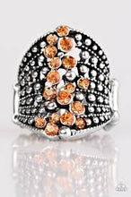 Load image into Gallery viewer, Spotlight Sparkle Orange Ring - Angie's $5.00 Bling