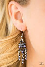 Load image into Gallery viewer, Spring Bling Purple Earrings