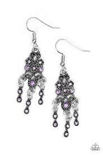 Load image into Gallery viewer, Spring Bling Purple Earrings