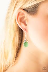 Spring Dew Green Earrings