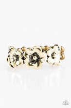 Load image into Gallery viewer, Spring Meadows Brass Skinny Band Ring
