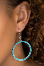 Load image into Gallery viewer, Spring Party Blue Earrings